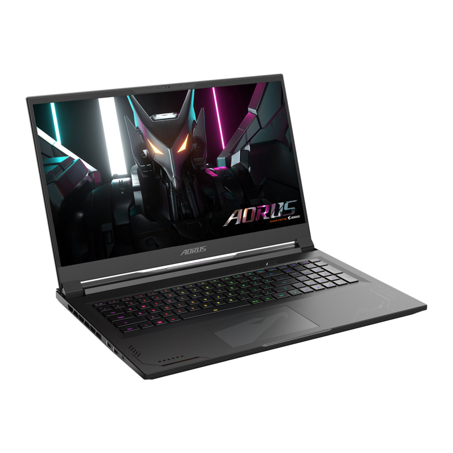 GIGABYTE AORUS 17X AZF - Portable Laptop Manual