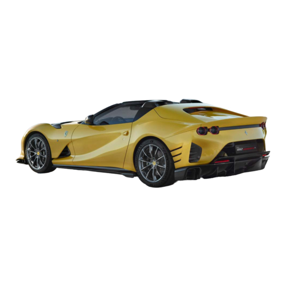 Ferrari 812 competizione A 2024 Manuals