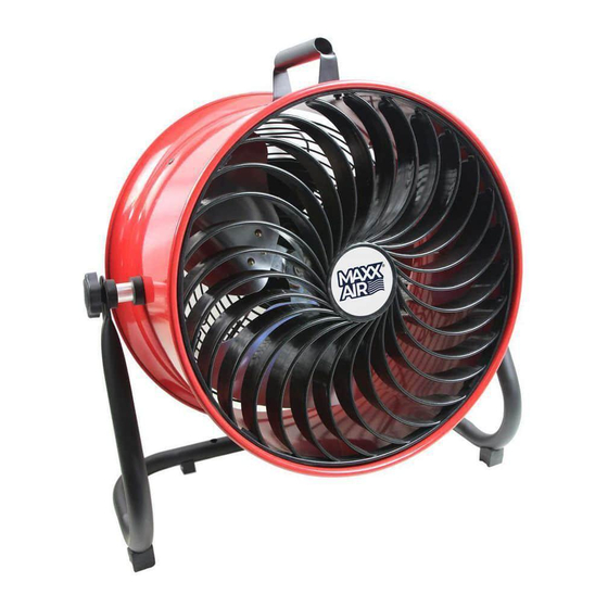 Maxx air HVFF16T RED Owner's Manual