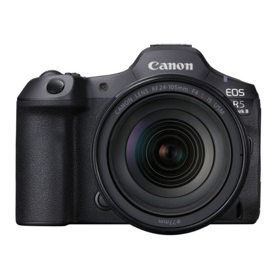 Canon EOS R5 Mark II Advanced User's Manual