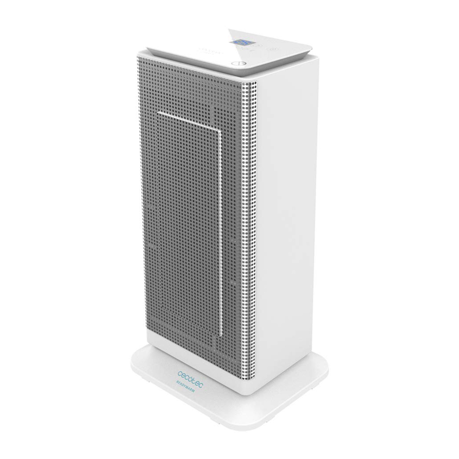 cecotec READY WARM 6400 CERAMIC SKY SMART, 05377 Manual