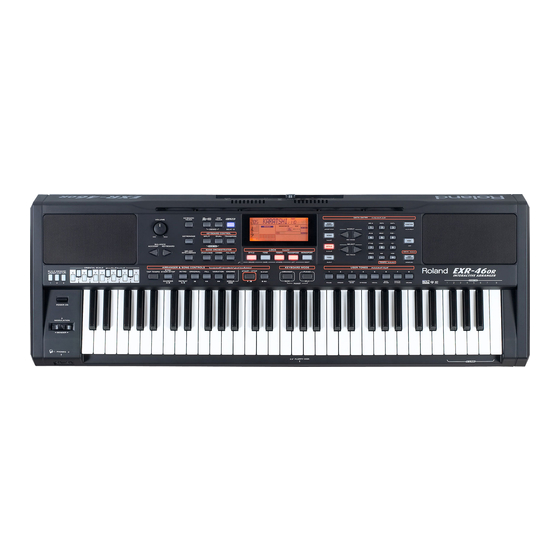 Roland EXR-46OR Owner's Manual
