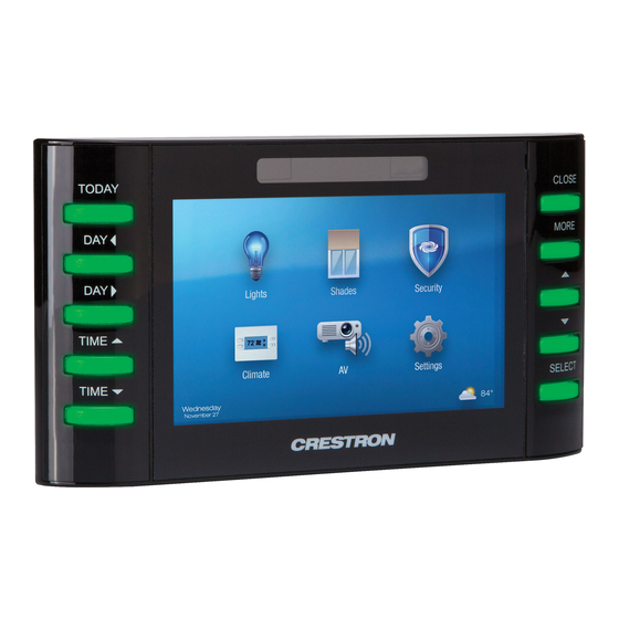 Crestron TPCS-4SM Manuals