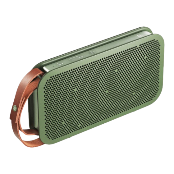 BeoPlay A2 User Manual