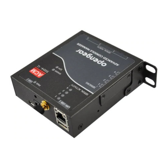 Opengear ACM5000 User Manual