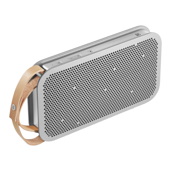 BeoPlay A2 Instruction