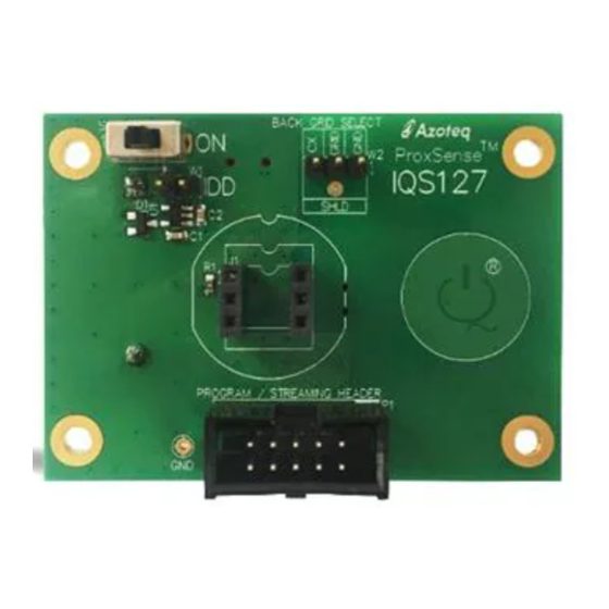 Azoteq IQ Switch IQS127 User Manual
