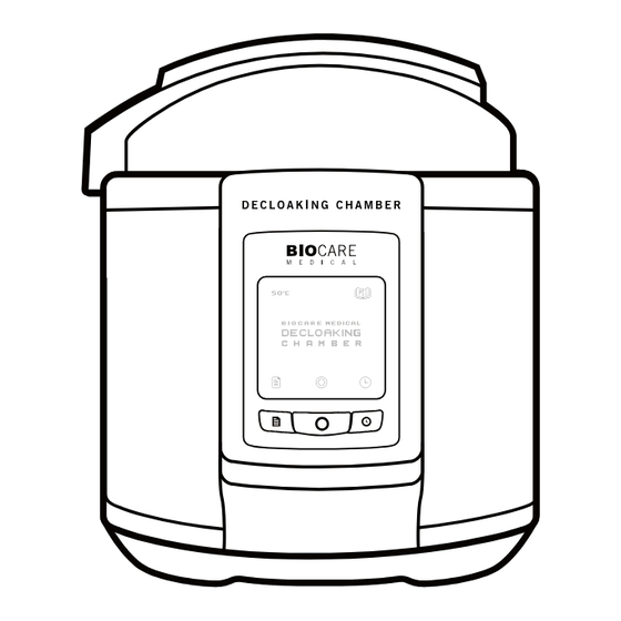 BioCare Medical Decloaking Chamber NxGen Manual