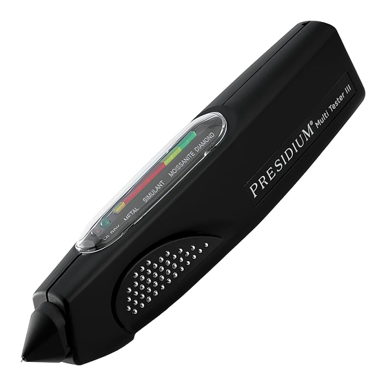 PRESIDIUM Multi-Tester III (PMuT III) User Handbook Manual