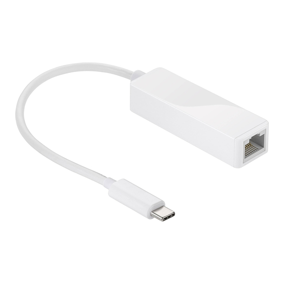 Goobay 51770 USB-C RJ45 Adapter Manuals