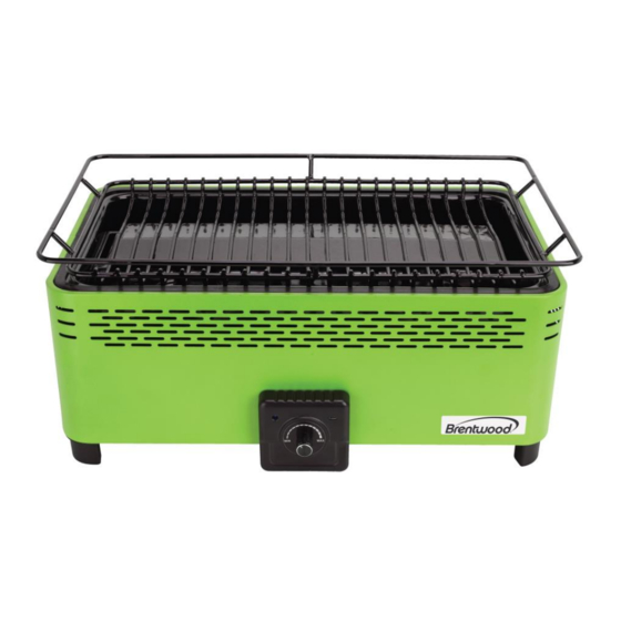 User Manuals: Brentwood BBF-31G Smokeless Portable BBQ