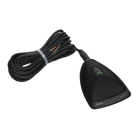 Shure Microflex MX300 Series User Manual