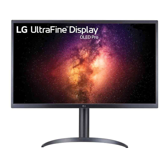 LG 27EP950 Owner's Manual