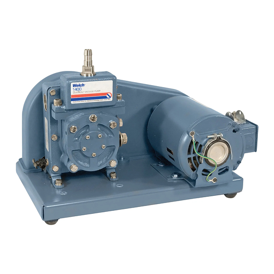 WELCH-ILMVAC DUOSEAL 1400B-01 Owner's Manual