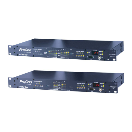 HME Clear-Com ProGrid PG8-INTERCOM-FX User Manual