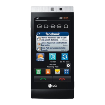 LG GD880 User Manual