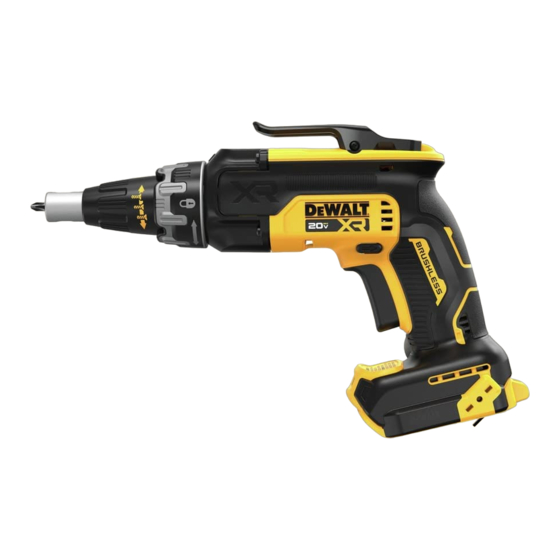 DeWalt DCF630 Instruction Manual