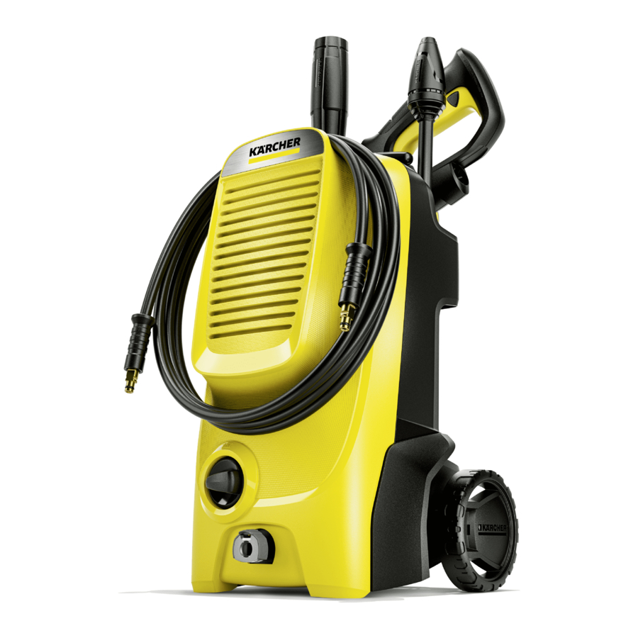 Kärcher K5 Classic - Pressure Washer Manual