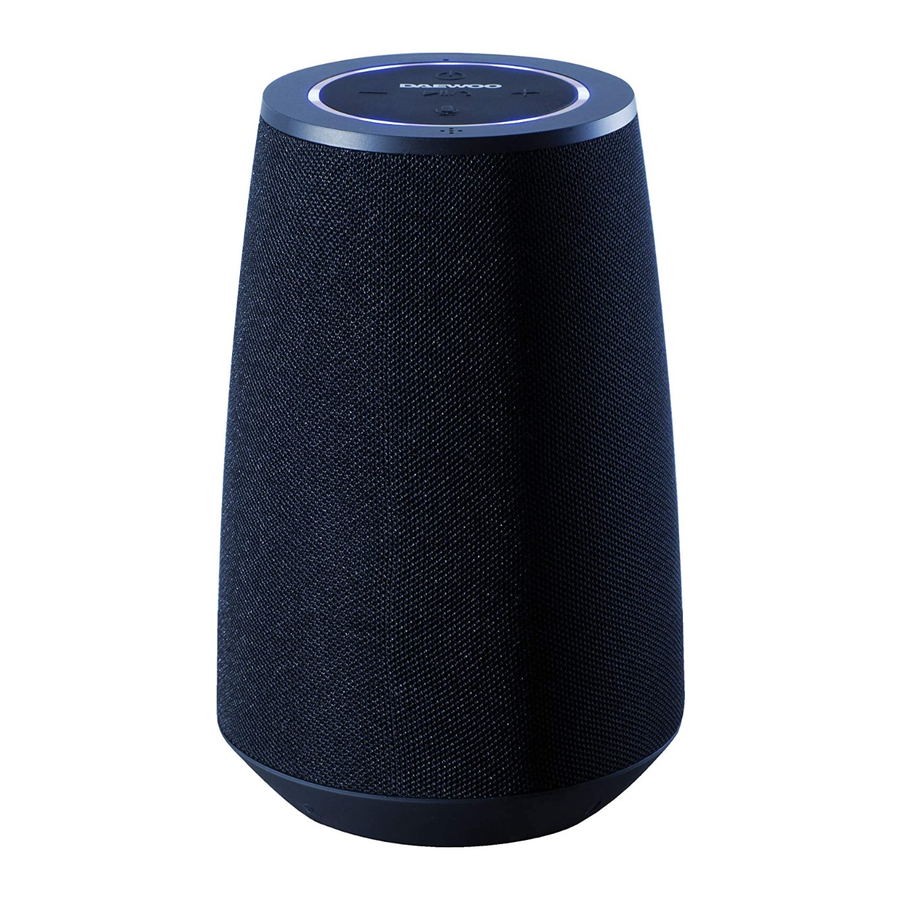 Daewoo AVS1426 - Bluetooth Speaker with Voice Assist Manual