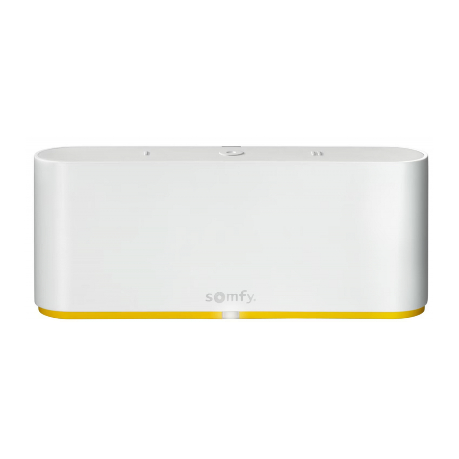 SOMFY TAHOMA SWITCH Manual
