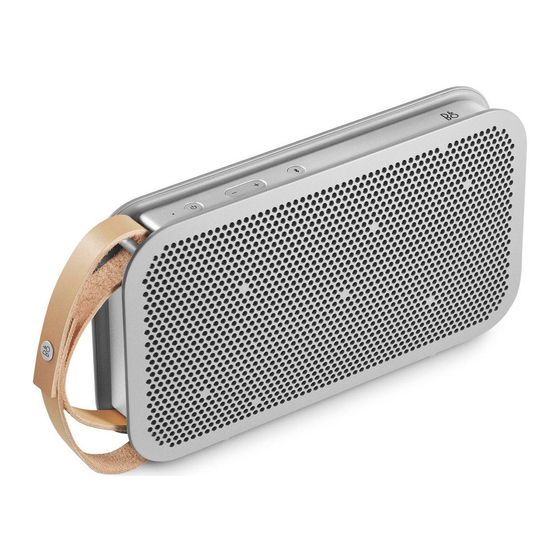 BeoPlay A2 Manual
