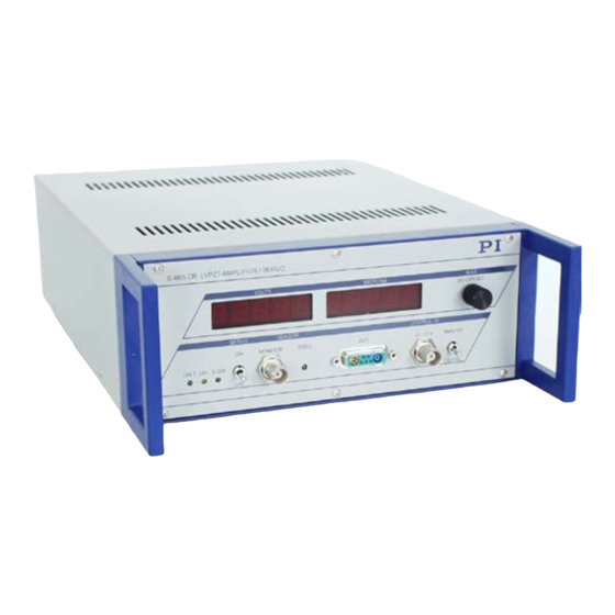 PI E-665.SR User Manual