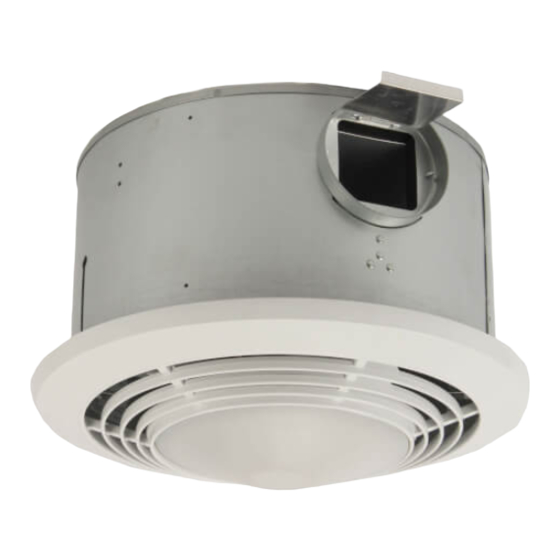 NuTone 9093WH DELUXE HEAT-A-VENTLITE Installation Instructions Manual