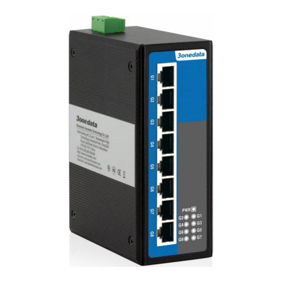 3onedata ES208G Quick Installation Manual