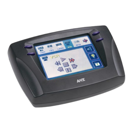 AMX ViewPoint VPT-CP Quick Reference