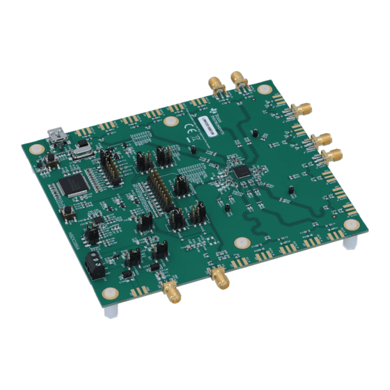 Texas Instruments LMK05318B EVM Manual