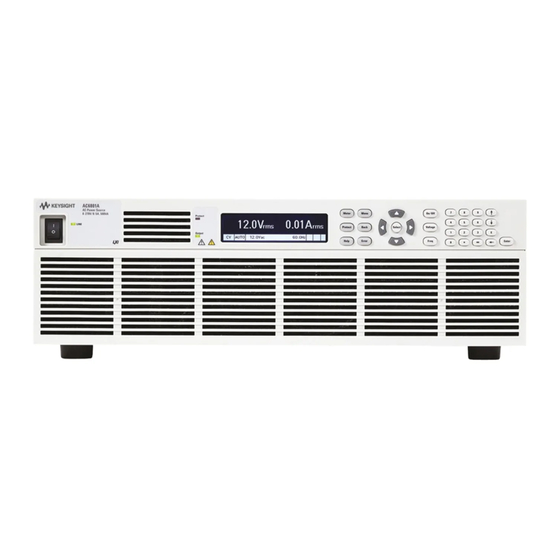 Keysight Technologies AC6800 Series Operating And Service Manual