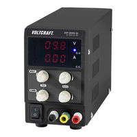VOLTCRAFT ESP-3005S SE Operating Instructions Manual