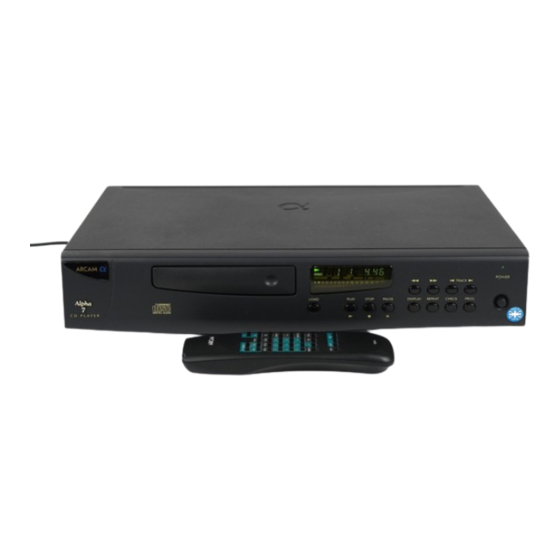 Arcam Alpha 7 Handbook