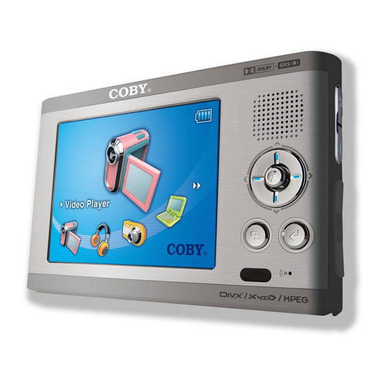 Coby PMP-3522 Portable Media Player Manuals