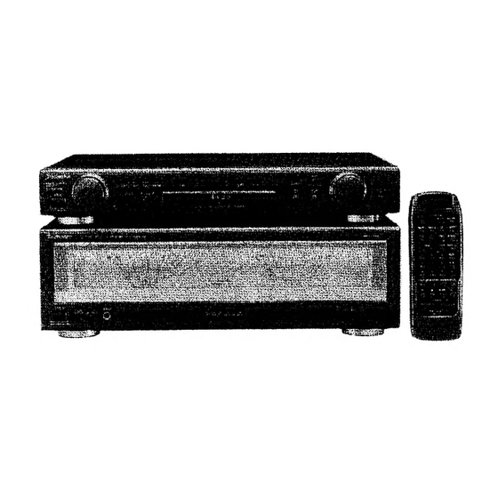 Technics SU-A900DM2 Service Manual