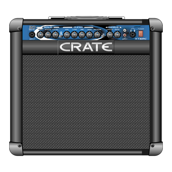 Crate XT30RC User Manual