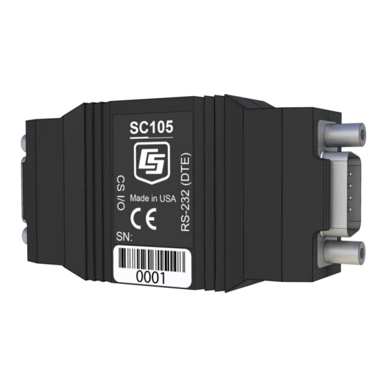 Campbell SC105 CS User Manual