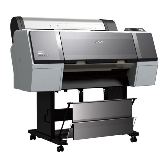 Epson Stylus Pro 7700 Quick Reference Manual