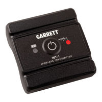 Garrett WT-1 User Manual