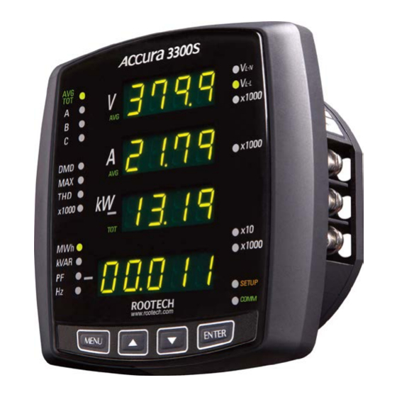 ROOTECH ACCURA 3300S User Manual