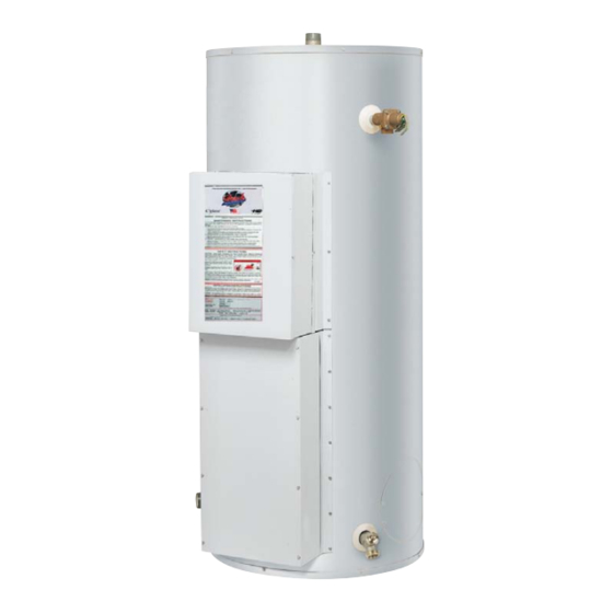 Bock Water heaters Energy Saver 50A SF Series Service Manual