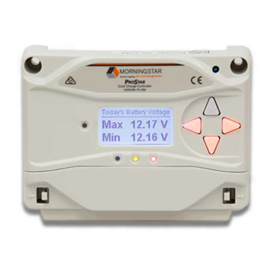 Morningstar Professional ProStar PS-15 Installation, Operation And Maintenance Manual