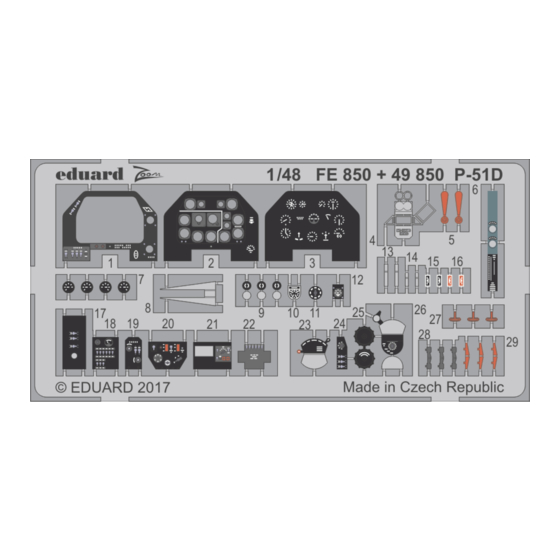 Eduard P-51D 1/48 Manual