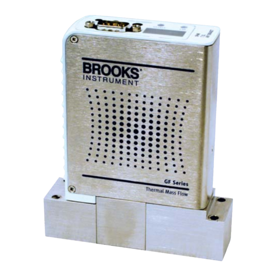 Brooks GF Series Installation And Operation Manual