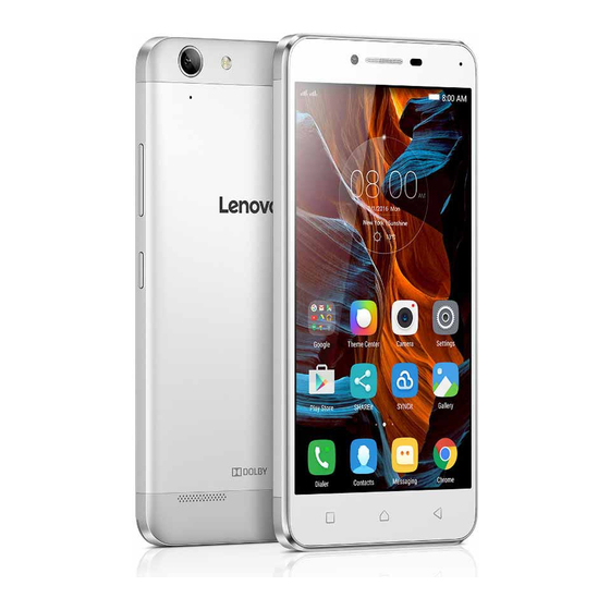 Lenovo VIBE K5 Plus A6020a46 Quick Start Manual