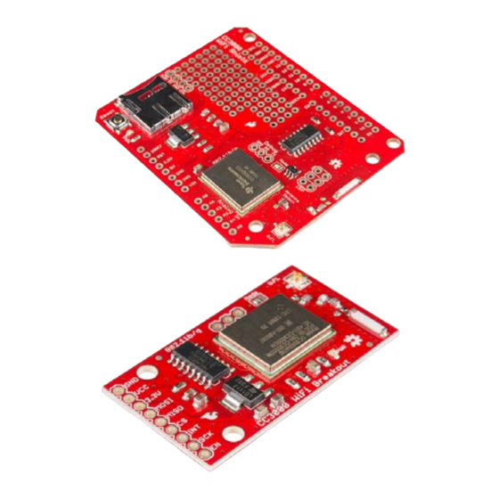 sparkfun CC3000 Hook-Up Manual