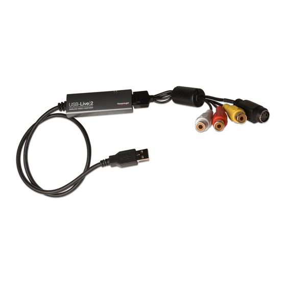 Hauppauge USB-Live2 Quick Installation Manual