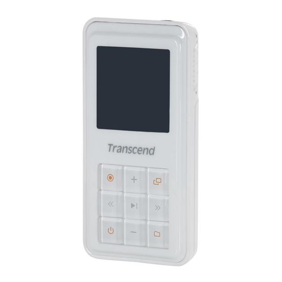 Transcend Tsonic 820 4GB User Manual