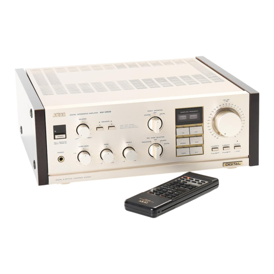 Akai AM-M939 Operator's Manual