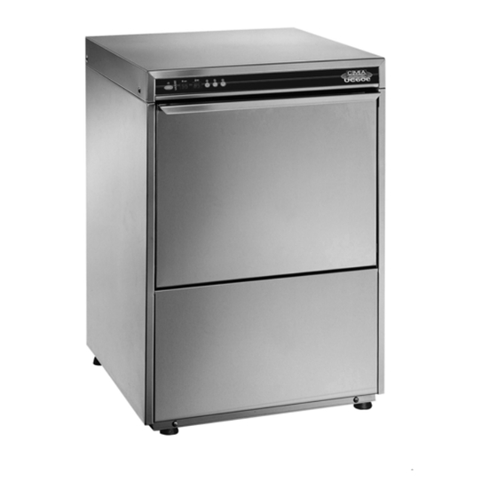 CMA Dishmachines UC 60e Parts Manual